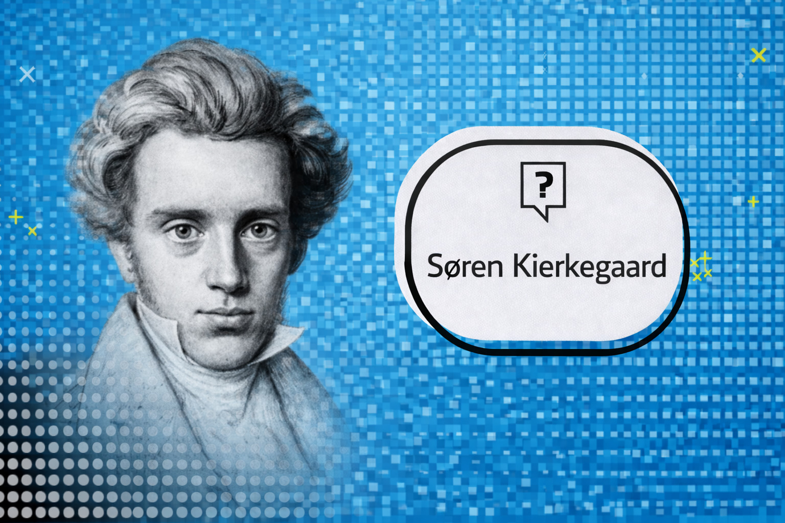 Portrait de Kierkegaard